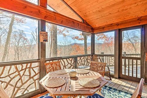 Rustic-chic Sapphire Home With Wraparound Decks