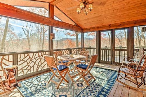 Rustic-chic Sapphire Home With Wraparound Decks