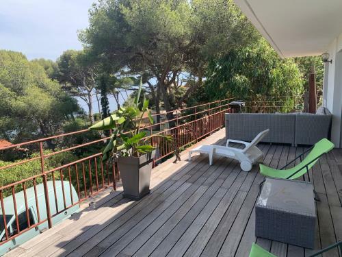 Apartamento Haut De Villa Fabregas Vue Mer