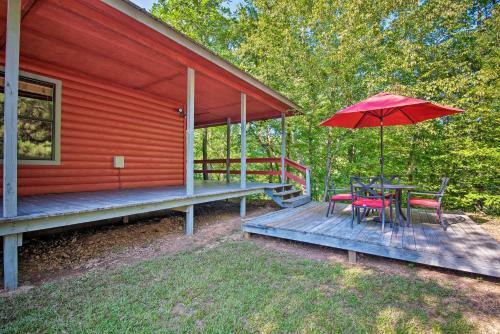Broken Bow Cabin With Deck On Mountain Fork River!