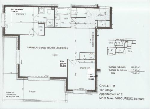 Apartamento Le Lessy M2