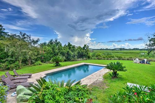 Exquisite Beaufort Home With Sunset Marsh Views!