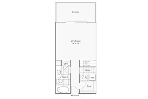 Apartamento Spectacular Memphis Studio - Walk Score 85