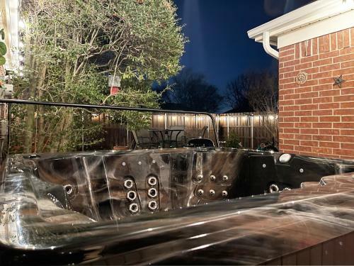 This Is It! Hot Tub+pool Table+pac-man = Fun!