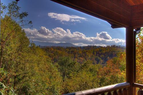 Rustic 4/2 Log Cabin With Lovely Views! Sleeps 8!
