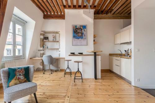 Apartamento Janis - Studio Vue Sur Les Toits De Lyon