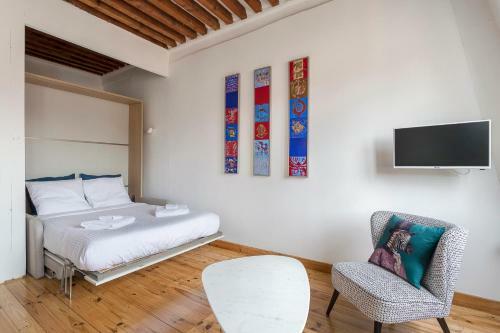 Apartamento Janis - Studio Vue Sur Les Toits De Lyon