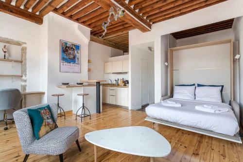 Apartamento Janis - Studio Vue Sur Les Toits De Lyon