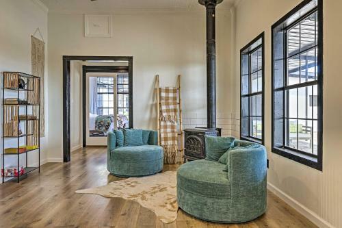 Trendy Fredericksburg Pad With Pool And Views!