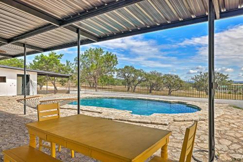 Trendy Fredericksburg Pad With Pool And Views!