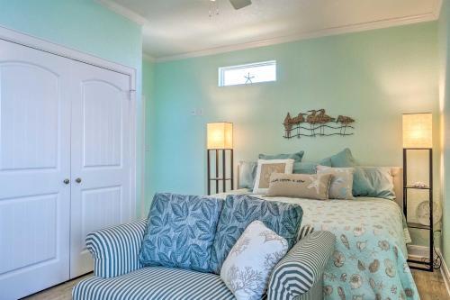 Coastal Surfside Beach Home With Ocean Views!