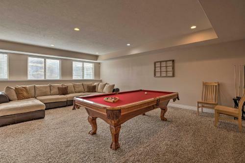 Luxe Erda Home With Indoor Pool, Yard And Mountain View
