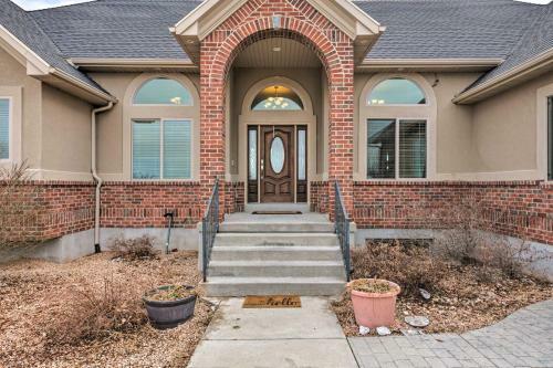Luxe Erda Home With Indoor Pool, Yard And Mountain View