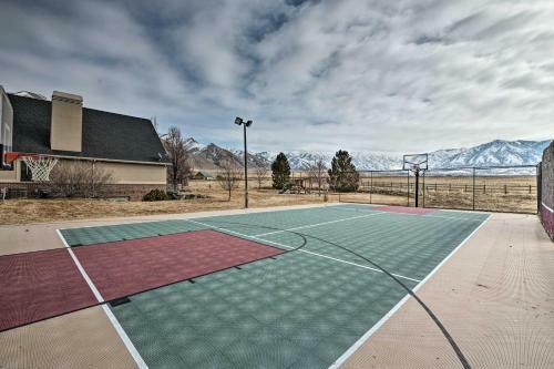 Luxe Erda Home With Indoor Pool, Yard And Mountain View