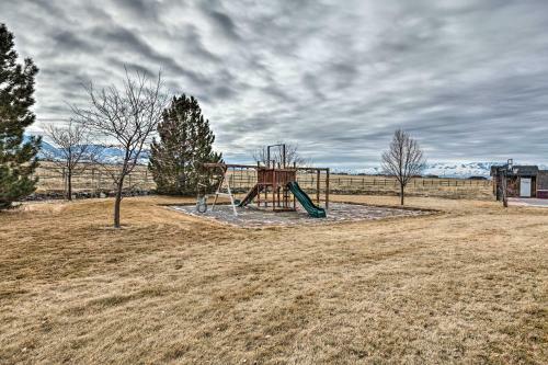 Luxe Erda Home With Indoor Pool, Yard And Mountain View