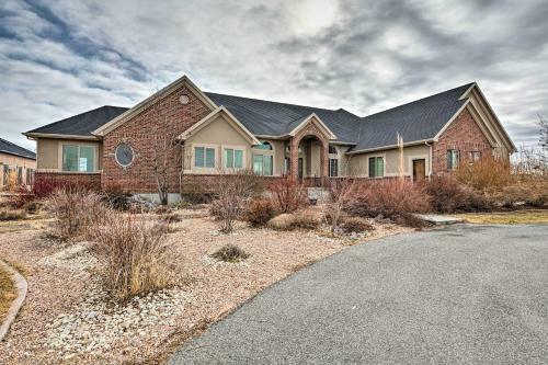 Luxe Erda Home With Indoor Pool, Yard And Mountain View