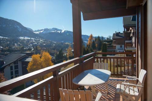 Apartamento Chic And Cosy Apt With Balcony In Megeve