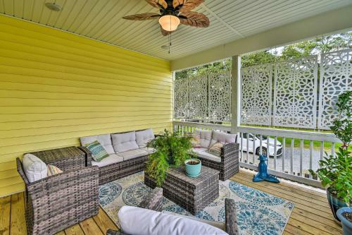 Vivid Home With Porch Walk To Ocean View Beach