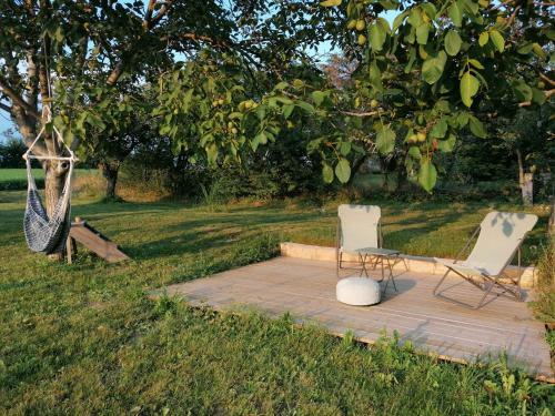 Tiny House Dans Jardin Priv� � La Campagne