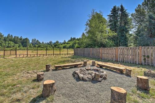 Rustic Cabin Near Mt Rainier Fire Pit And Bbq