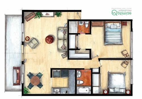 Apartamento The Bay View, Best Area, No Stairs, Balcony