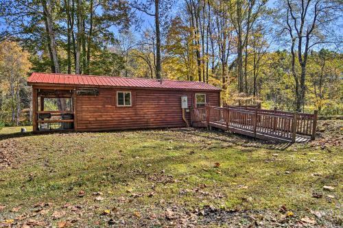 Rural Cabin Hideaway With Fire Pit And Mtn Views!