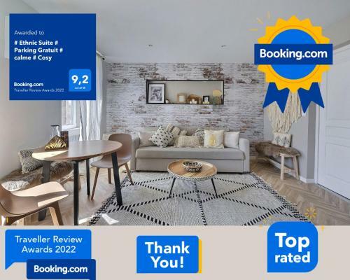 Apartamento # Ethnic Suite # Parking Gratuit # Calme # Cosy