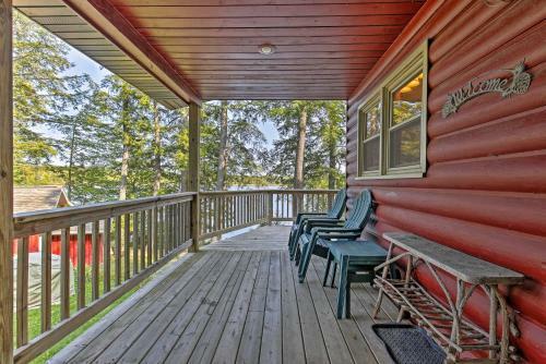 Waterfront Mercer Cabin With Wraparound Porch!