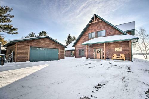 Lakefront Cabin With Fire Pit About 5 Mi To Siren!