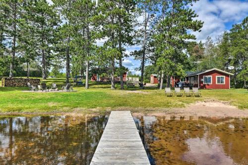 Lakefront Solon Springs Cabin With Private Dock!