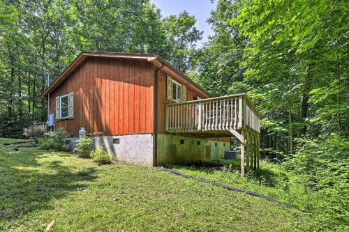 Cabin Hideaway With Fire Pit - 20 Mi To Floyd!