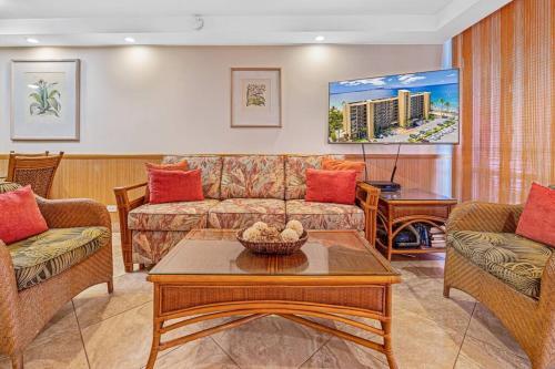 Apartamento Mana Kai Resort, Luxury 2bd/2bath Beachfront # 511