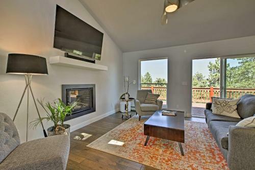 Modern Morrison House With Deck And 2 Fireplaces!
