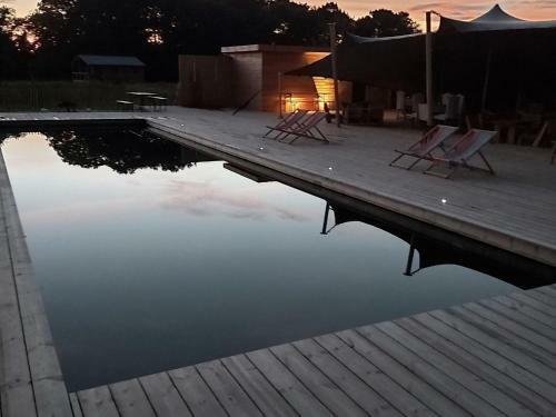Comfortable Bungalow In Ploemel With Paid Sauna