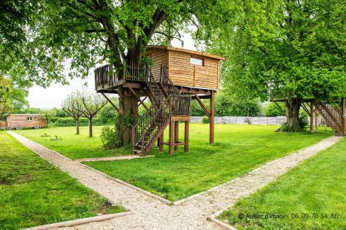 Bed & Breakfast Les Cabanes De Gros Bois