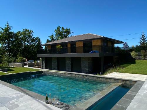 Villa Plein C?ur Du Golf D?evian Et Vue Lac Leman