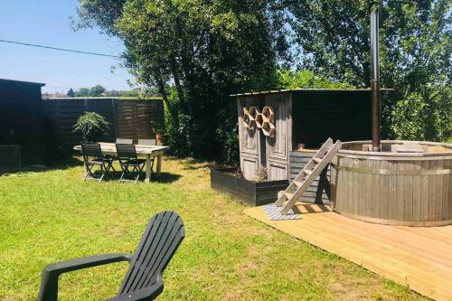 La Cabane Des Vignes Avec Spa Nordique