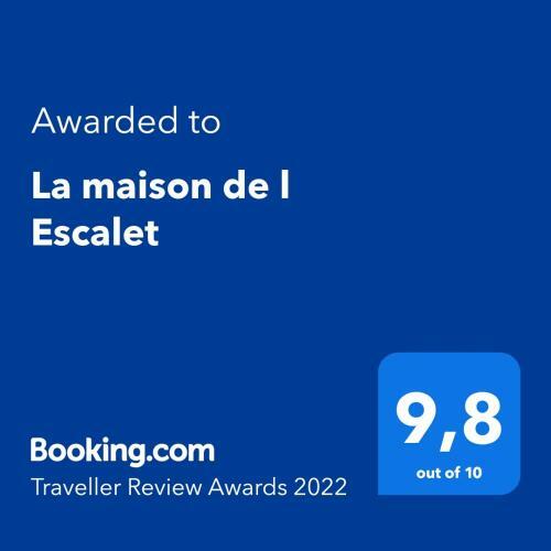 Apartamento La Maison De L Escalet