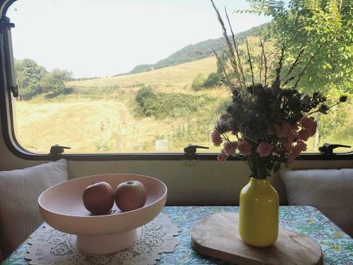 Hostal G�te Aurinko : Caravane Avec Bain Nordique