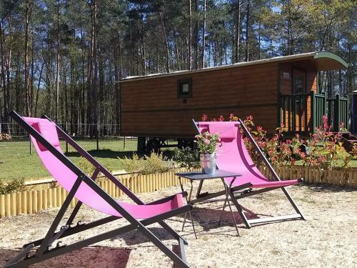 Bed & Breakfast Roulottes Du Chalet Des Pins