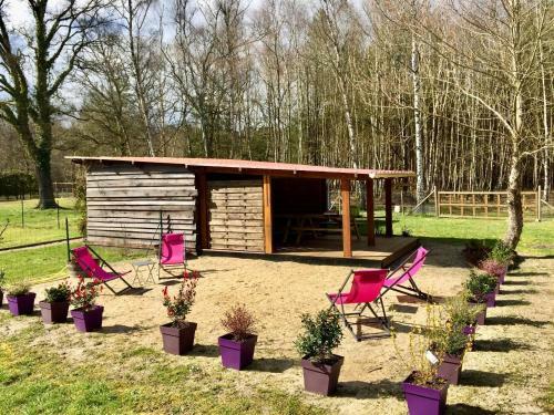 Bed & Breakfast Roulottes Du Chalet Des Pins