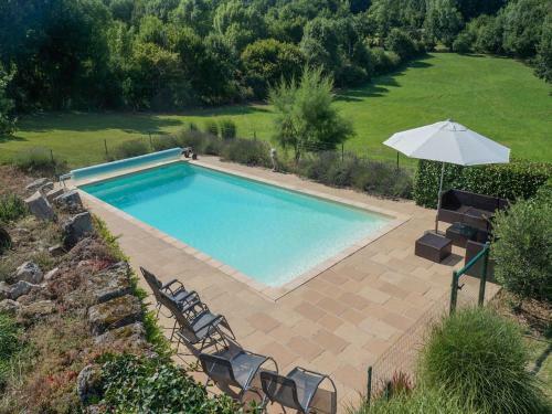 Gorgeous Holiday Home In Saint-beauzile With Private Pool