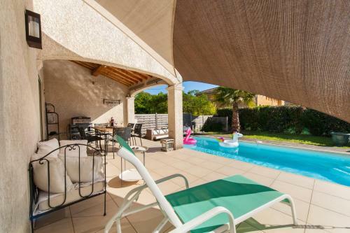 Villa Deidi�re 6pers/piscine/p�tanque/clim