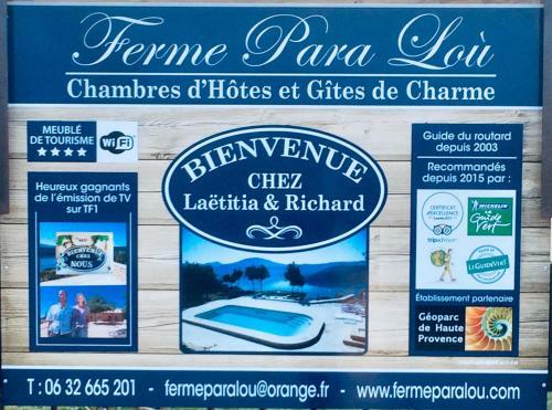 Bed & Breakfast Ferme Para Lou