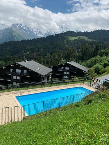 Apartamento Studio Turquoise Quartier Grattague Vue Montblanc