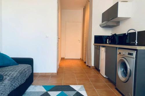 Apartamento Studio �quip� � 30m de La Plage de Miomo,5mn de Bastia,cap-corse