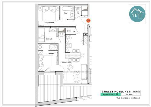 Apartamento Chalet Hotel Yeti