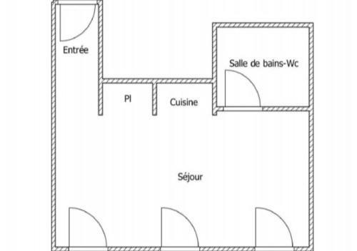 Apartamento Studio Brique Bleue Avec Parking Priv�