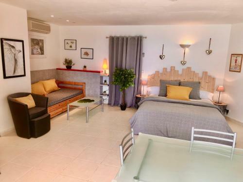 Apartamento Grand Studio Avec Piscine Et Vue Mer Panoramique