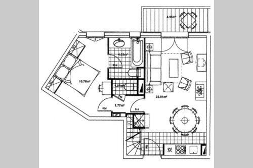 Apartamento Arc 1950 - Hameau Du Glacier Appartement Duplex 8 Pers